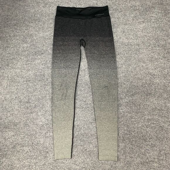 Brooks Streak Shadow Runners Tight Womens M Ombre Striped Compression Leggings - Picture 2 of 10